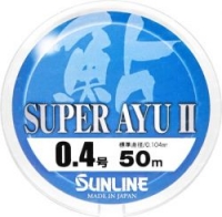 Леска SUNLINE Super Ayu II 50m #0.4/0.104mm