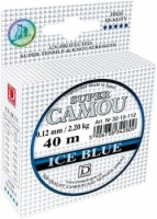 Леска зимняя DRAGON SUPER CAMOU Ice Blue 40m 0.10mm