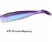 Силікон Lunker City Shaker 4.5"/11.43cm 11g (8шт/уп) #73 Purple Majesty