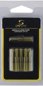 Набор безопасных клипс CARP SPIRIT Lead Clips Clip Plomb Metalic x10 /Camfusion