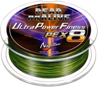 Шнур Varivas Nogales Dead or Alive Ultra Power Finesse PE X8 150m #1.0/0.165mm 20lb/9kg Dark Green/Motion Green