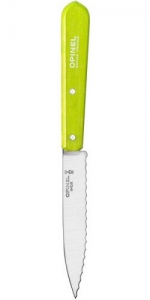 Нож кухонный зубчатый OPINEL № 113 Green-Apple