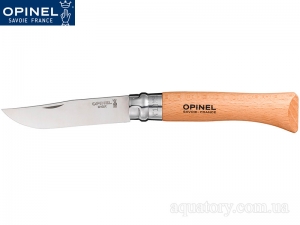 Нож складной OPINEL №10 Stainless Steel (блистерная упаковка)