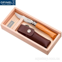 Нож OPINEL Pencil Box 08 Olive wood + sheath
