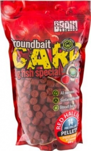 Пеллетс насадочный BRAIN Red Halibut Pre-drilled 14mm 0.8kg