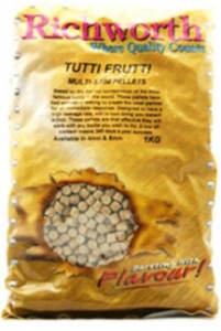 Пеллетс RICHWORTH Tutti Frutti Multi Stim Pellets 8mm 900g