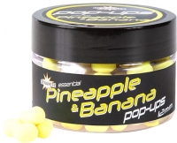Бойлы плавающие DYNAMITE BAITS Fluro Pop-ups - Pineapple & Banana 12mm