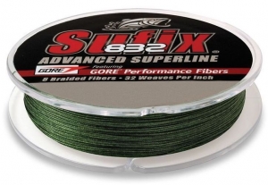 Шнур Sufix 832 Advanced Superline 120m 0.20mm/13.50kg/30lb/Low-Vis Green