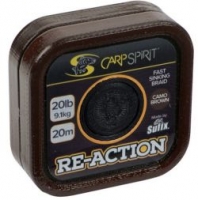 Поводковый материал CARP SPIRIT Re-Action - Camo Brown 25lb 20m
