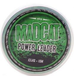 Поводковый материал DAM MADCAT Power Leader 15m 0.80mm 80kg/178lb