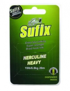 Поводковый материал SUFIX HERCULINE HEAVY 20m 30lb/GRAVEL