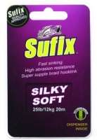 Поводковый материал SUFIX SILKY SOFT 20m 45lb/Invisi Green
