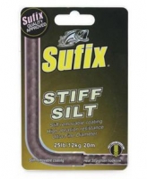 Поводковый материал SUFIX STIFF SILT 20m 15lb/BLACK COLOR