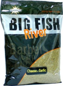 Прикормка DYNAMITE BAITS Big Fish River Groundbait - Cheese & Garlic 1.8kg
