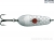 Блесна KUUSAMO Räsänen with bead 50/11 5cm 11g S-C (silver-copper)