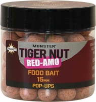 Бойлы плавающие DYNAMITE BAITS Monster Tiger Nut Red-Amo Pop Ups 15mm