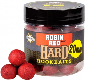 Бойли тонучі насадочні Dynamite Baits Hard Hookbaits - Robin Red 20mm
