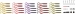 Набор силиконовых приманок Savage Gear Rib Worm Kit Mix Colors (60 шт/уп)