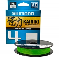 Шнур Shimano Kairiki 4 PE 150m #0.4/0.10mm 6.8kg Mantis Green