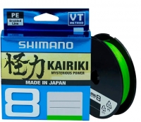 Шнур SHIMANO KAIRIKI 8 PE 150m #0.4/0.10mm 6.5kg Mantis Green