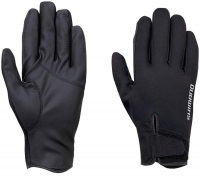 Перчатки Shimano Pearl Fit 3 Cover Gloves - Black (три откидных пальца)