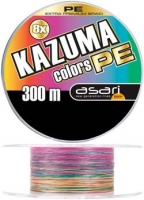 Шнур ASARI Kazuma Colors PE 8X 300m 0.30mm 70lb/31.80kg Multicolor