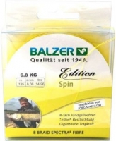 Шнур BALZER Edition Spin 125m 0.10mm/8.2kg/18.04lbs/Yellow