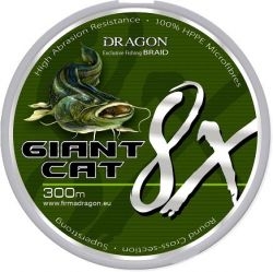 Шнур DRAGON Giant Cat 8X Braid 300m 100lb Dark Green