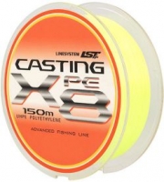 Шнур LineSystem CASTING PE X8 150m #1.0 8.4lb/3.81kg Yellow