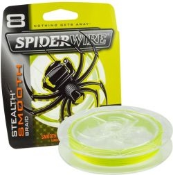 Шнур SpiderWire Stealth Smooth 8 Hi-Vis Yellow 150m 0.06mm 15lb/6.6kg