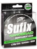 Шнур Sufix Nano Braid 135m 0.10mm/11lb/5.0kg/Hot Pink