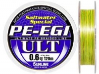 Шнур SUNLINE PE-EGI ULTIMATE 120m #0.6/0.128mm 4.5kg
