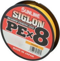 Шнур SUNLINE Siglon PE x8 150m #1.7/0.223mm 30lb/13kg /Orange