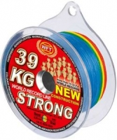 Шнур WFT 39KG Strong 300m Multicolor 0.25mm