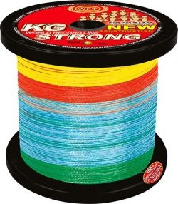 Шнур WFT 39KG Strong Multicolor 2000m 0.25mm