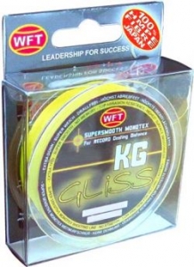 Шнур WFT GLISS 3KG Yellow 150m 0.08mm