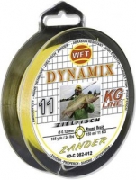 Шнур WFT Round Dynamix Zander Yellow 11KG 150m 0.12mm 24lbs