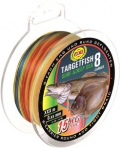 Шнур WFT TargetFish Surf & Deep Sea Multicolor 300m 0.30mm 62lb/28Kg