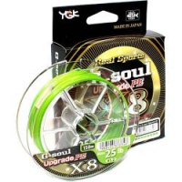 Шнур YGK G-Soul X8 Upgrade 150m #1.2/25lb /Light Green