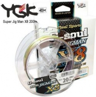 Шнур YGK Super Jig Man X8 200m #0.6/14lb /Multicolor