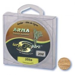 Шок-лидер Carp Spirit ARMA Shock Leader BROWN 20m 25lb