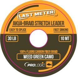 Шок-лидер PROLOGIC Akua-Braid Leader 10m 30lbs Camo Green