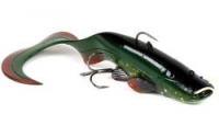 Силиконовая приманка DAM Effzett Catfish Curl Tail 200mm 120g (green)