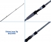 Кастинговый спиннинг Daiwa Lexa Jig 802XHFB 2.44m 30-100g Tubular Tip Fast 2pcs