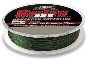 Шнур SUFIX 832 Advanced Superline 120m 0.24mm 17.70kg/39lb /Low-Vis Green