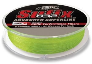 Шнур Sufix 832 Advanced Superline 120m 0.10mm/5.9kg/13lb/Neon Lime