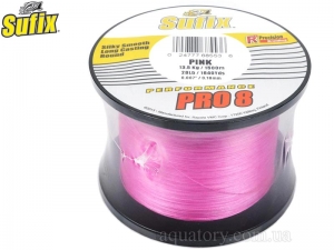 Шнур SUFIX Performance Pro 8 1500m 0.10mm/14lb/6.5kg/Hot Pink
