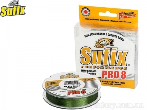 Шнур SUFIX Performance Pro 8 135m 0.12mm 18lb/8.2kg Lo-Vis Green