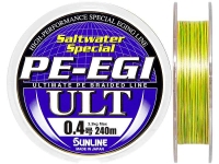 Шнур SUNLINE PE-EGI ULTIMATE 240m #0.4/0.104mm 3.3kg