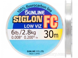 Леска флюорокарбоновая SUNLINE Siglon FC 30m 0.20mm